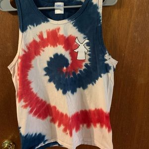 Dutch Bros Red,White, and Blue Tank